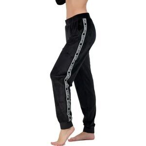 {Bebe} Black jogger Side logo NWT